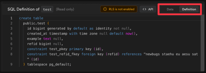 Supabase treats Postgres as the contract
